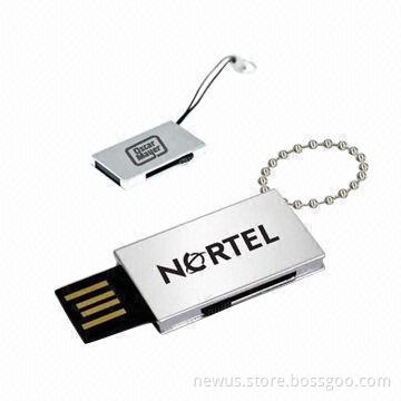 Promotional Retractable USB Pen Memory Disk, Shock-resistant